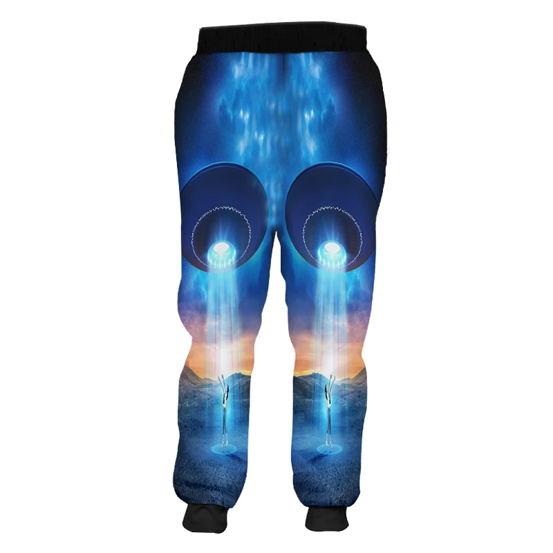 OGKB Jogger Брюки мужские горячие свободные 3D пот брюки принт космический корабль