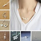 QIAMNI прекрасный молекулярный кактус Яблоко цветок кошка обезьяна танцор сердцебиение велосипед камера бар колье ожерелье кулон подарок на день рождения