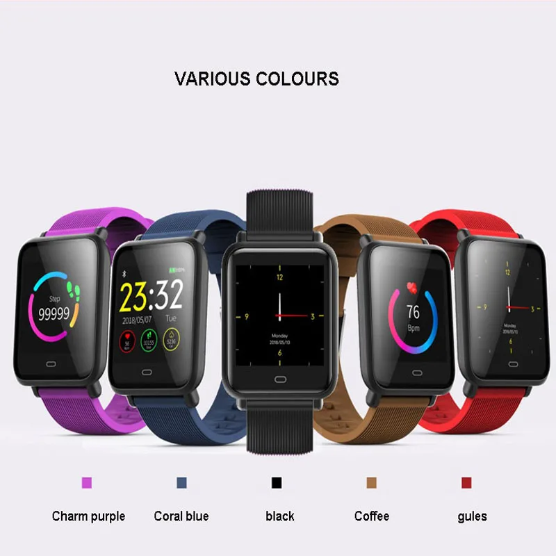 Smartbracelet smartband наручные часы кровяное запястье смарт браслет давление носимый