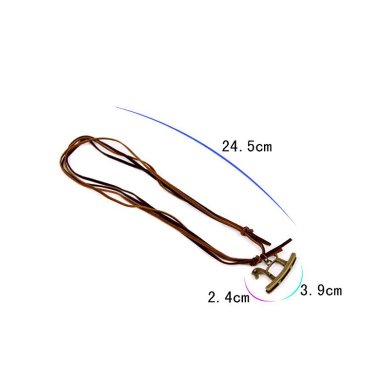 2018 Новая мода горячая распродажа ретро лошадь ювелирные изделия кулон ожерелье