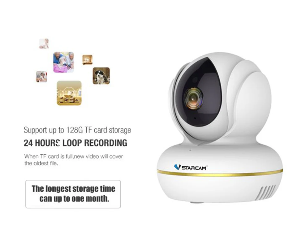 VStarcam C22S IP камера Wi-Fi 1080P монитор видеонаблюдения беспроводная камера безопасности с двухсторонним аудио приложение ночного видения EYE4