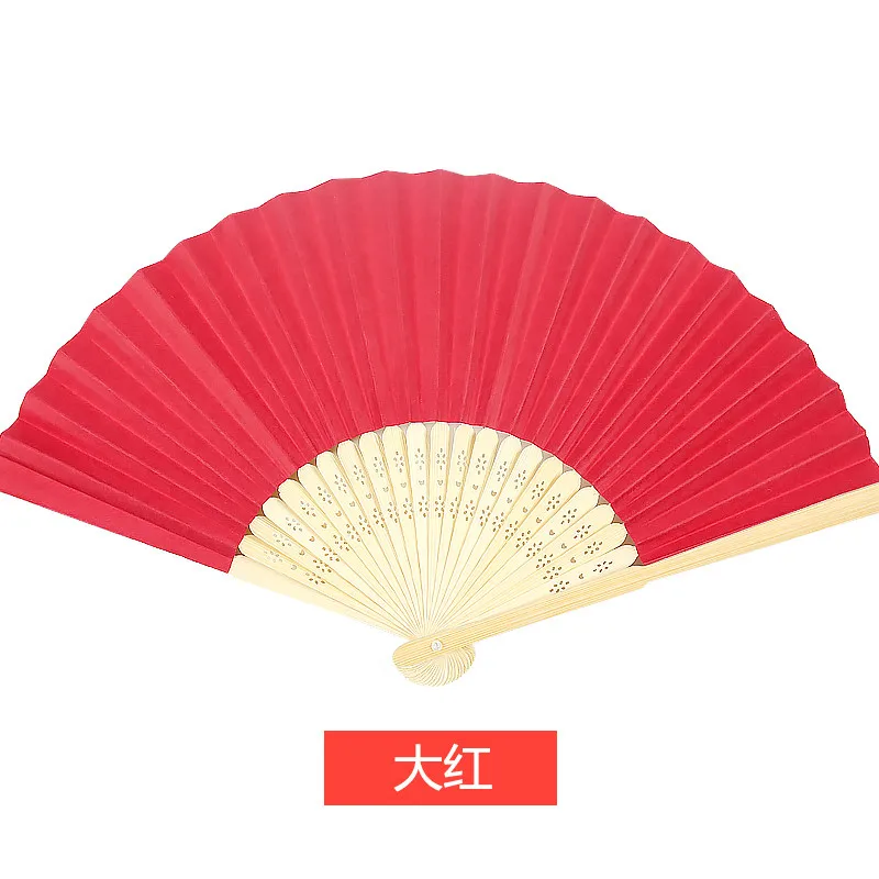 1 шт. китайский стиль цветной бумажный вентилятор пустой Складной детская краска