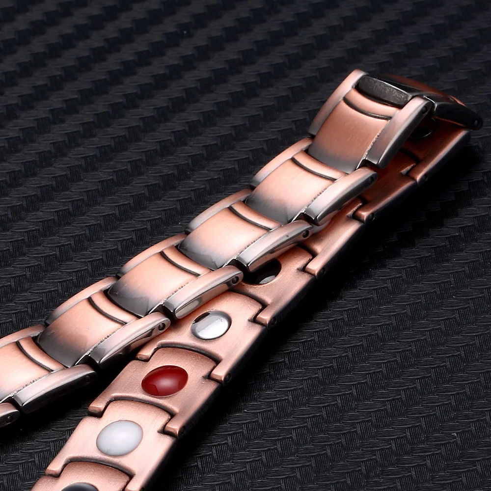 Новый Жук Дизайн медная цепь ссылка лечение артрита уход германий магнитные