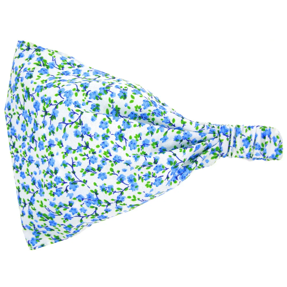 1 шт. маленький цветочный узор Кроличьи уши узел волос и повязка на голову ручная