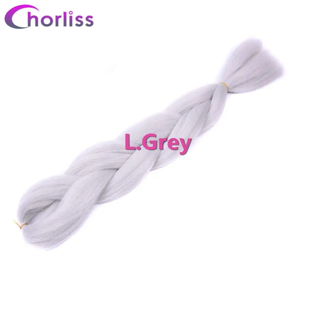 # Синий Chorliss 2" омбре плетение волос крючком косы Радужный цвет огромные косы синтетические волосы кроше для наращивания 100 г/упак. 1 шт - Цвет: # Синий