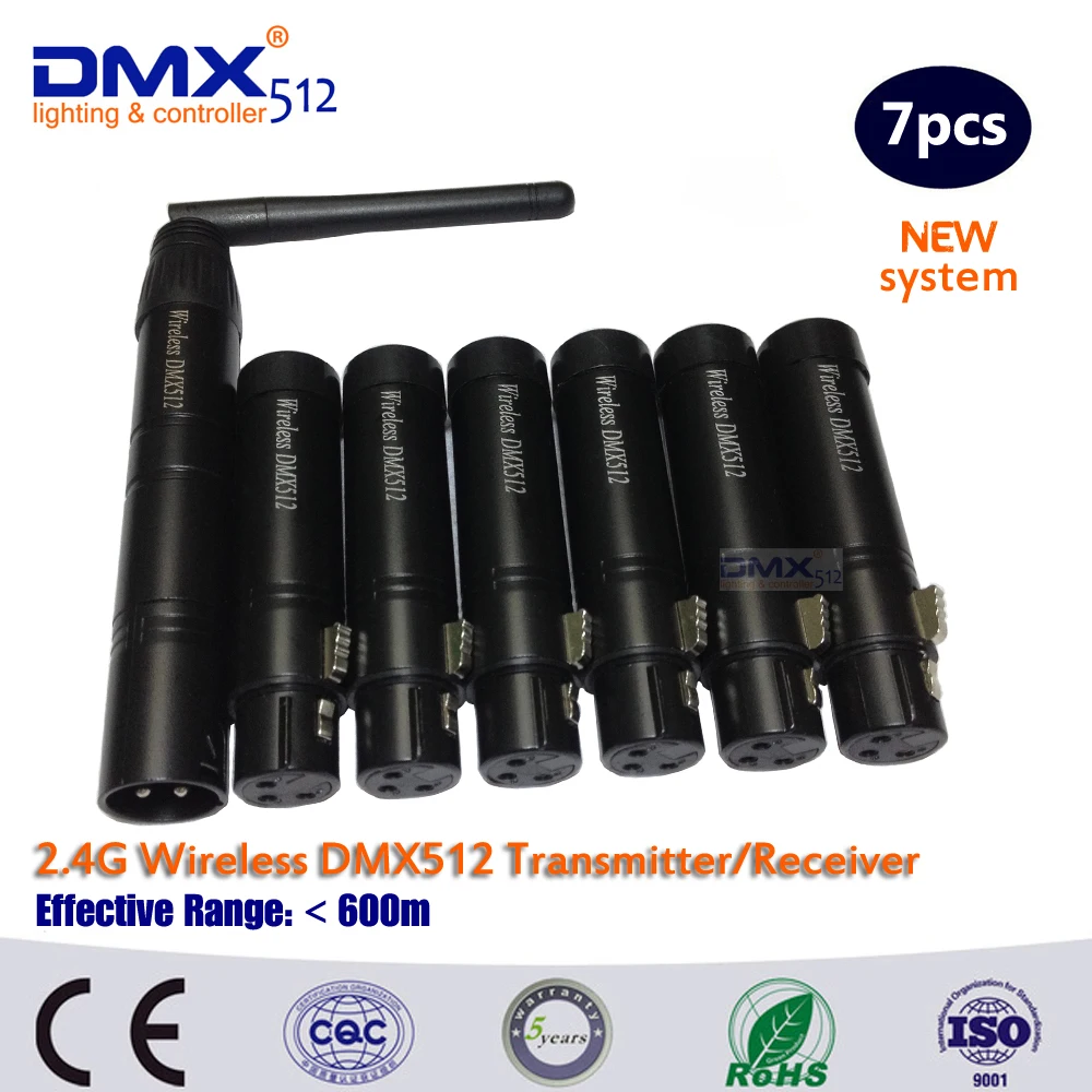 DHL Бесплатная доставка беспроводной светодиодный контроллер DMX передатчик и