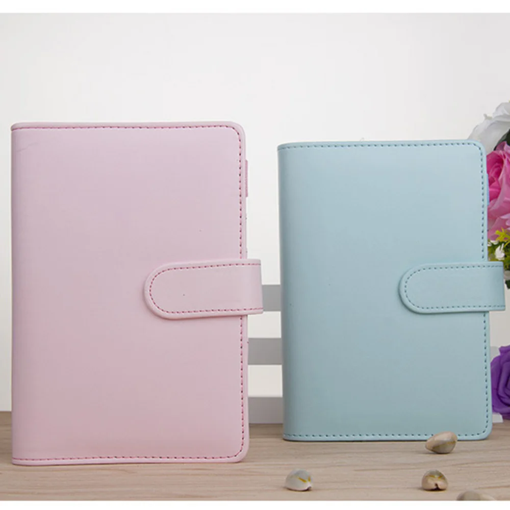 Гибкий и удобный мягкий и прочный A5 A6 кожаная тетрадь Macaron binder magazine agenda plan cover