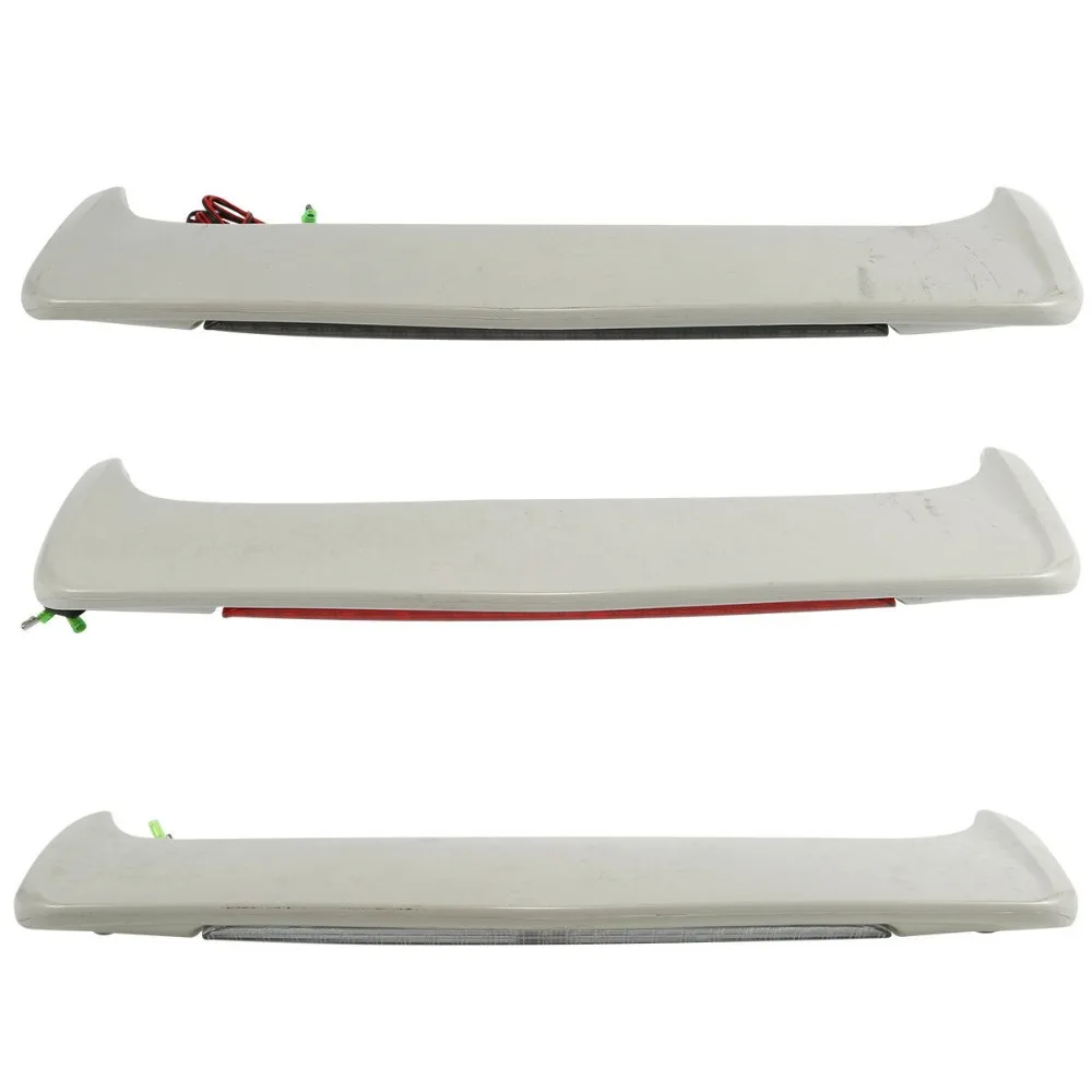 Неокрашенный задний спойлер для багажника мотоцикла со светодиодсветильник кой