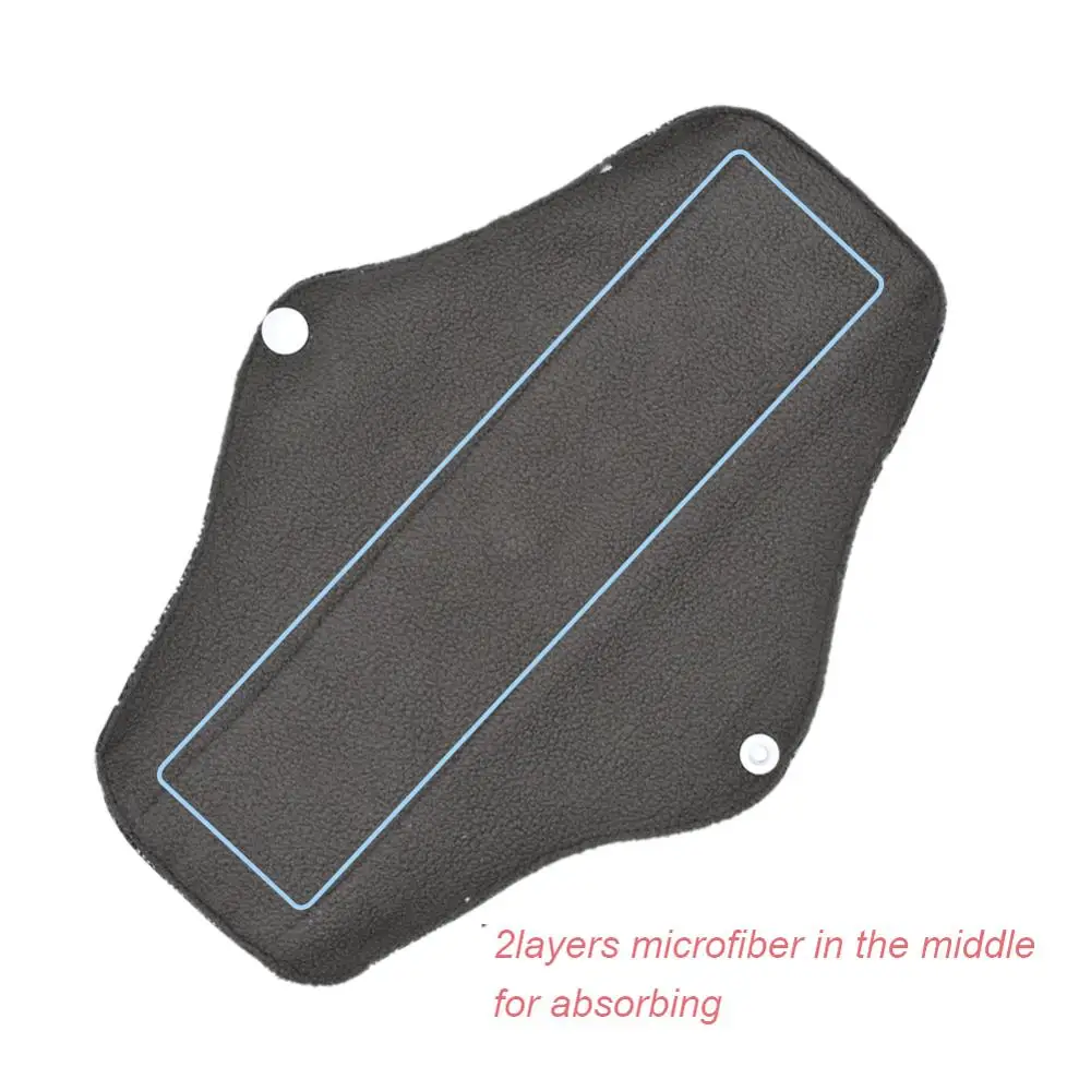 1 шт. дышащие тканевые прокладки среднего размера из органического бамбука и