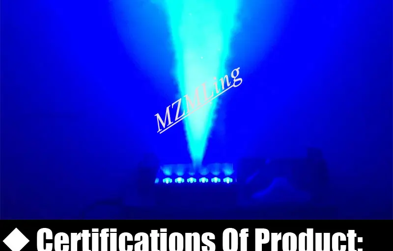4 шт./лот светодиодный 1500 Вт RGB 3в1 противотуманная машина 2.5л DMX512 дымовая машина с 24x3 Вт светильник профессиональная сценическая машина DJ/Bar/Home Fogger