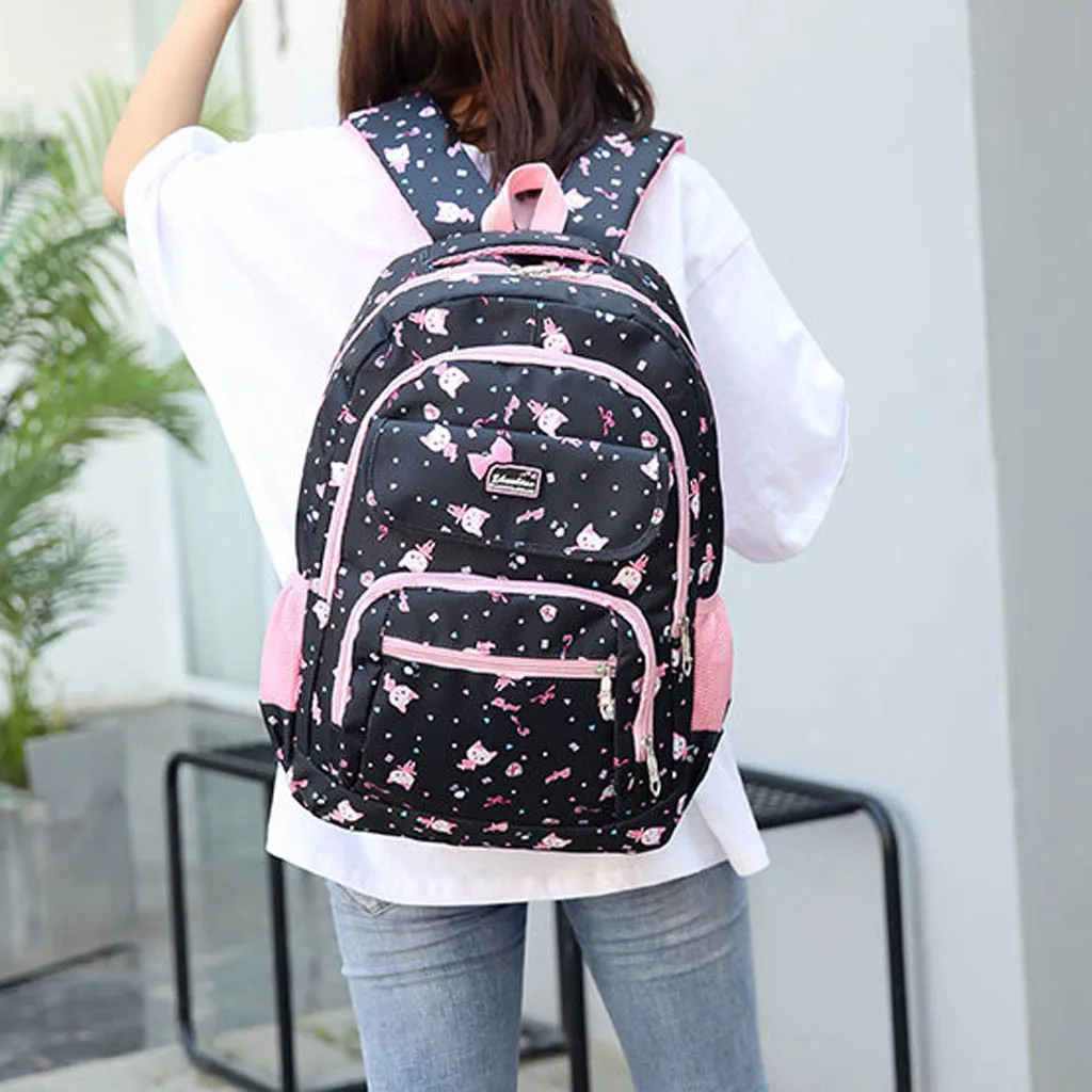 Женский рюкзак из Оксфордской ткани 2019 модный студенческий большой на молнии