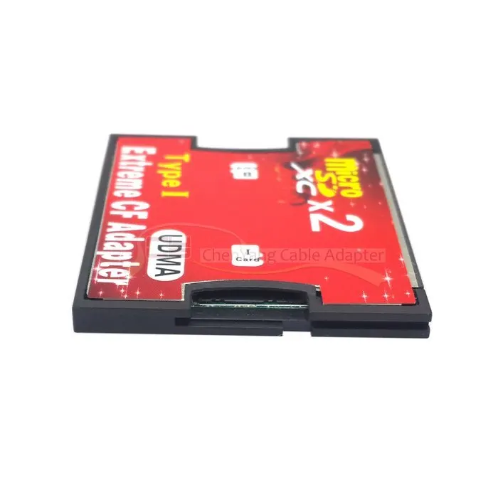 Двойной слот TF или MicroSD Micro SD для Type I Compact Flash Card CF Reader адаптер камеры Nikon Cannon |