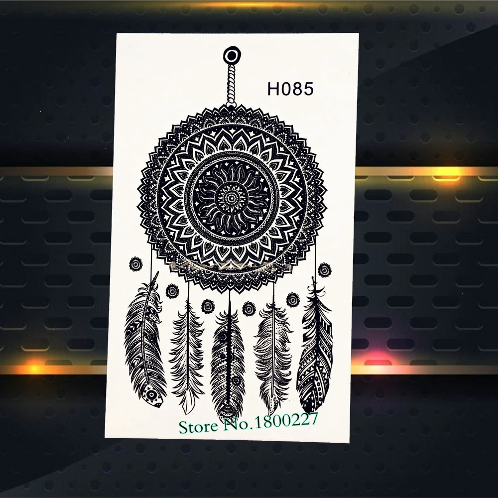 1 шт. кружева хна для росписи мехенди бабочка временная татуировка наклейка