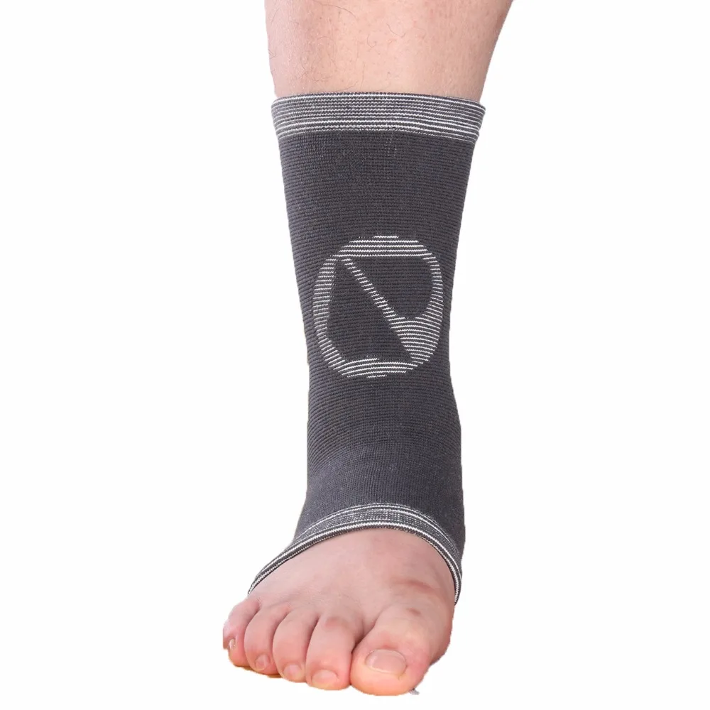 Bamboo Charcoal Ankle Pad Protection Elastic Brace Guard Support Sports Gym - Gray- 1PCS A51 | Спорт и развлечения