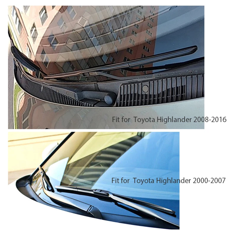 Резиновые щетки стеклоочистителя для Toyota Highlander 2016 2015 2014 2013-2000 | Автомобили и
