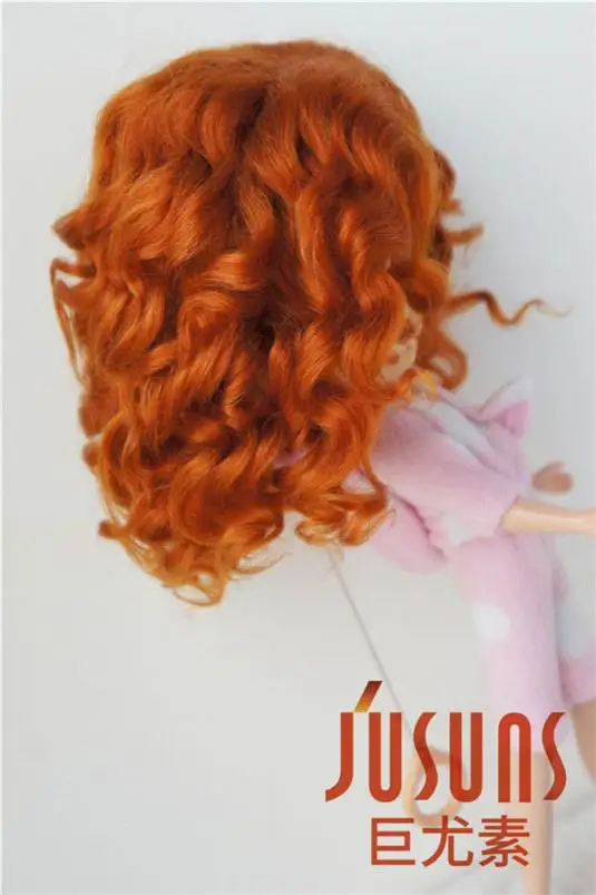 JD039 10-11 дюймов Популярные Длинные волны BJD парик для куклы мохеровый новейший из мягкого мохера волос для BJD куклы высокого качества куклы аксессуары