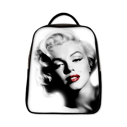 Рюкзаки известной звездой мэрилин монро рюкзак desgin для школы мальчиков и девочек