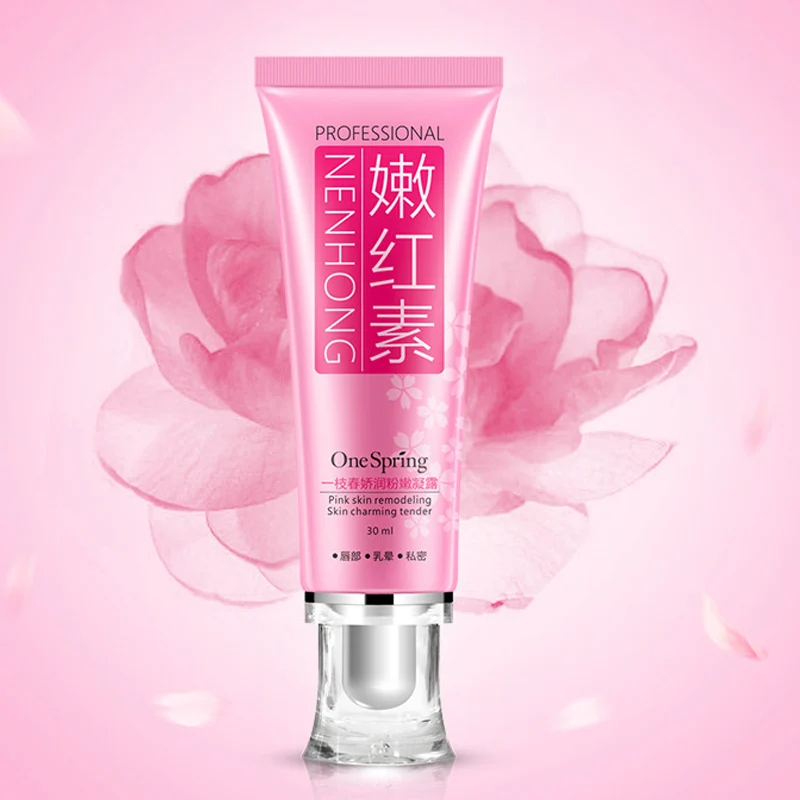 Высококачественный новый ярко-розовый крем для интимных зон отбеливающий