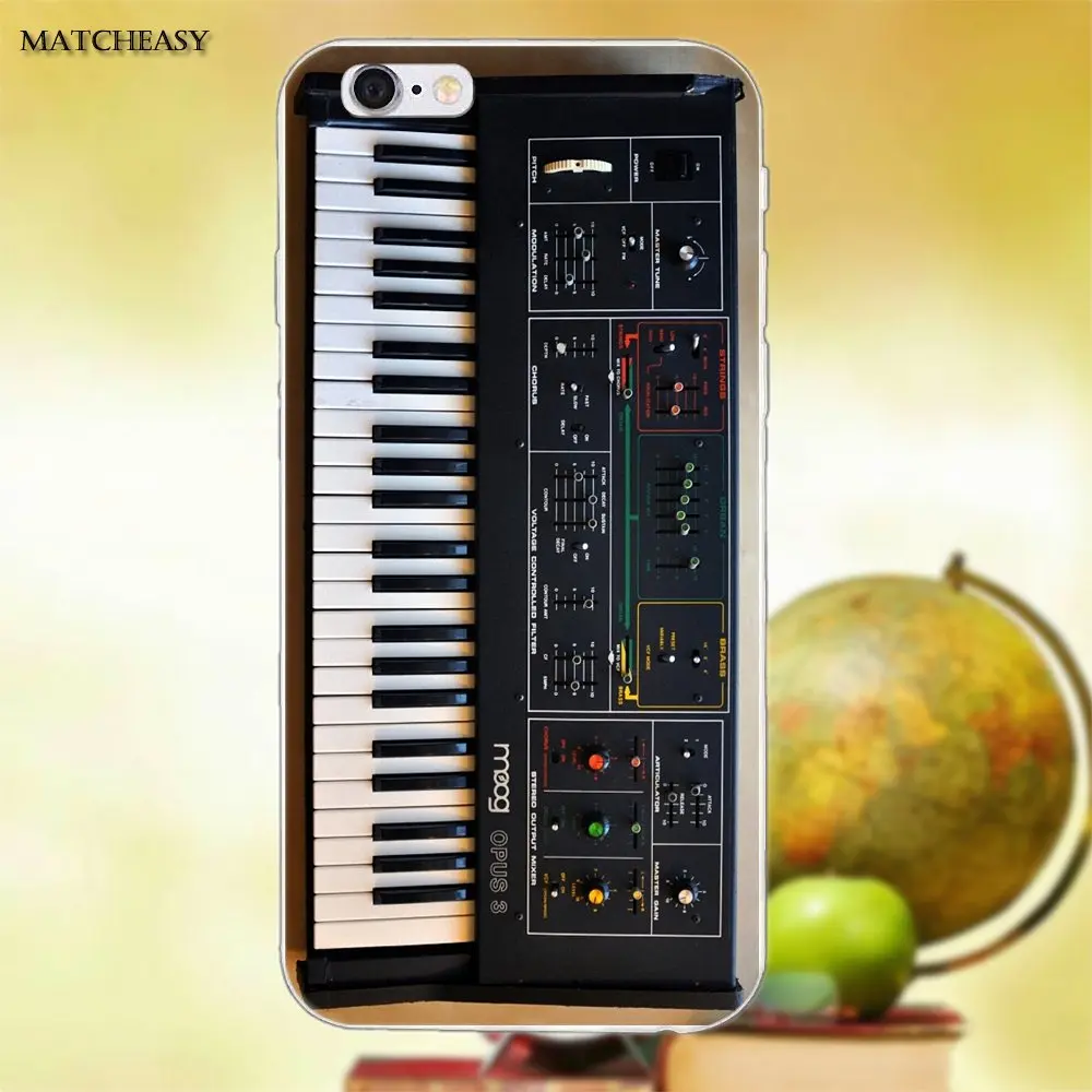 Классический синтезатор Synth Moog Мягкий чехол из ТПУ для Apple iPhone X XS Max XR 4 4S 5 5C SE 6 6S 7 8