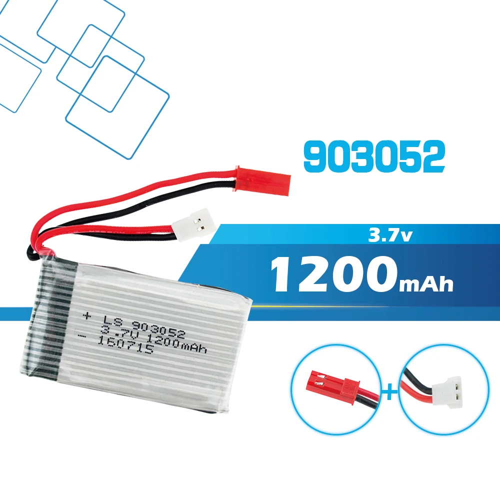 Литий полимерный аккумулятор Xpower для квадрокоптера Syma X5SW X5SC M18 H5P 1 шт. 3 7 В 1200