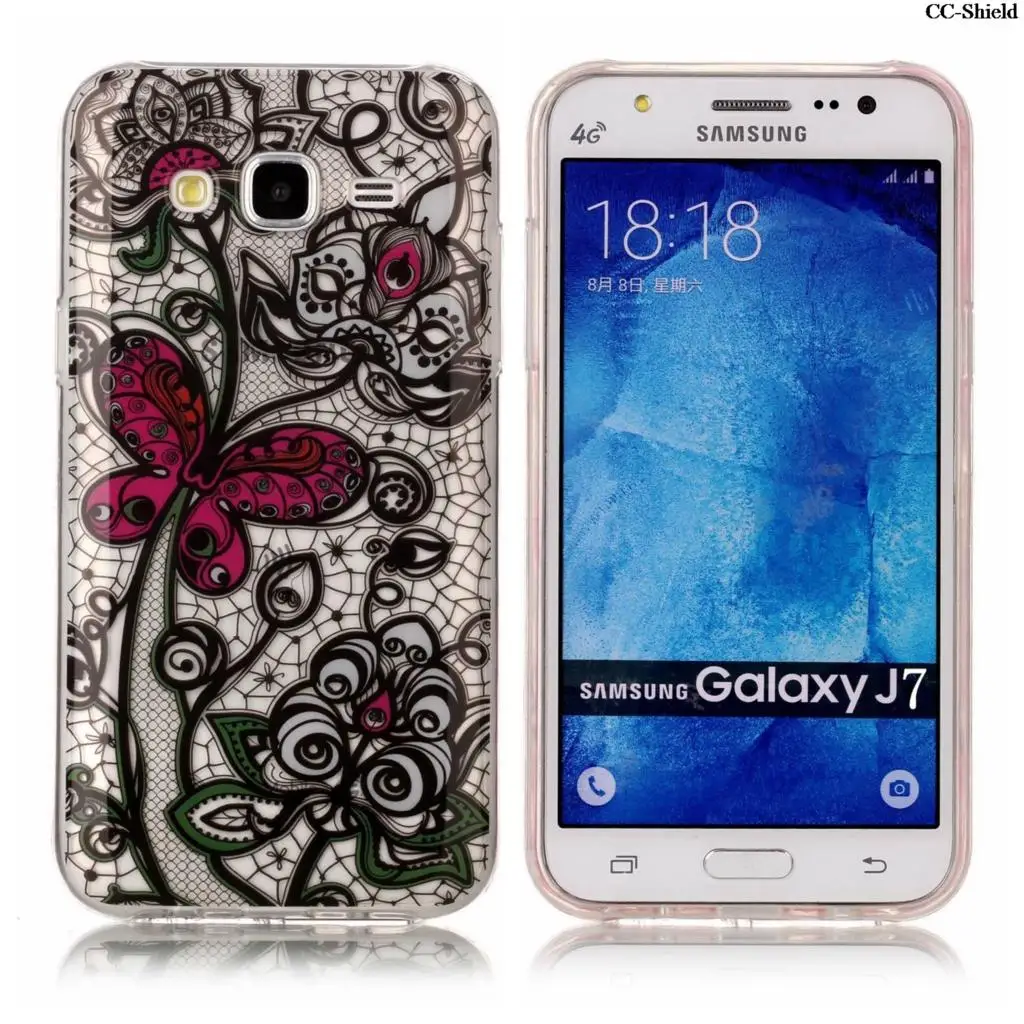 Мягкий ТПУ чехол для Samsung Galaxy J7 J 7 2015 J700P J700H J700M J700H/DS силиконовый телефона SM-J700h