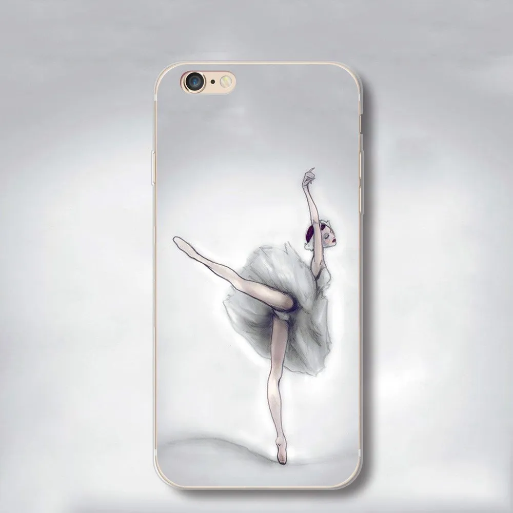KISSCASE Ballet Girl Case For iPhone 8 7 6S 6 Plus 5S SE Phone Cases X XR XS Max 10 Fashion Patterned TPU Cover |