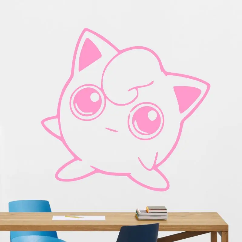 DCTAL Jigglypuff Pokemon Виниловая аппликация наклейка на окно автомобиля Go Game | Дом и сад