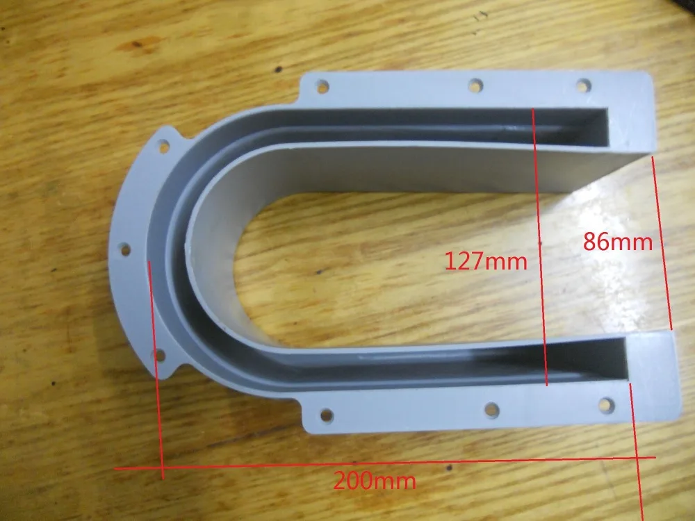 best ABS Plastic U Shape For Sink Drawer Kitchen Bath Furniture Cabinet Recessed U for Sink Drainage