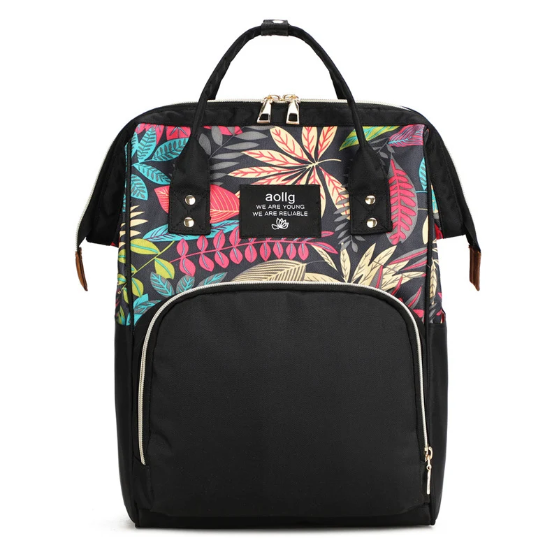 Bolsas de pa&ntilde;ales para beb&eacute;, mochila de maternidad para viaje al aire libre, cuidado infantil, lactancia de gran capacidad, bolsa de pa&ntilde;ales multifuncional MBG0429-0