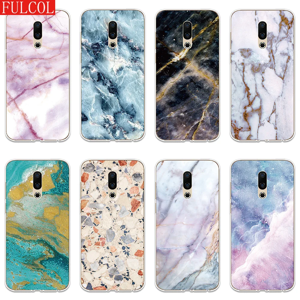 Silicone Case For Meizu 15 16 Lite Plus 16X Note 8 Pro 6 7 X8 U10 U20 Cover Soft Shell Phone Marble patterned |