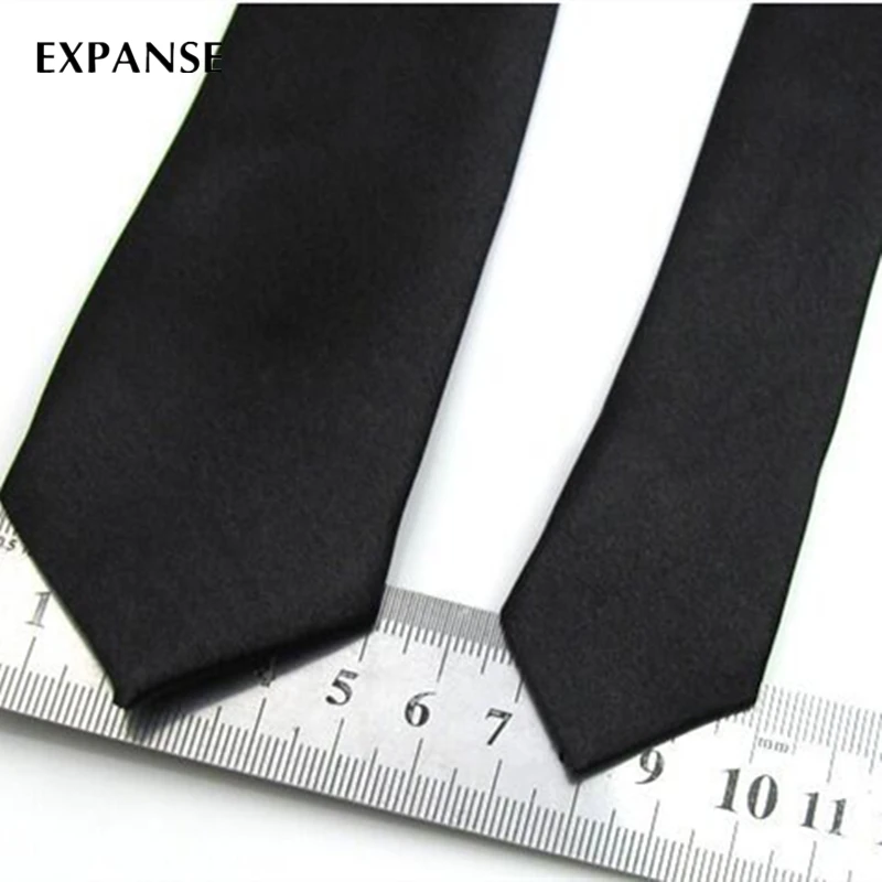 Fashion Slim Narrow Ties For Men/Women Skinny Solid Color Satin 5cm Gorgeous Dancers Neckties Free Shipping | Аксессуары для