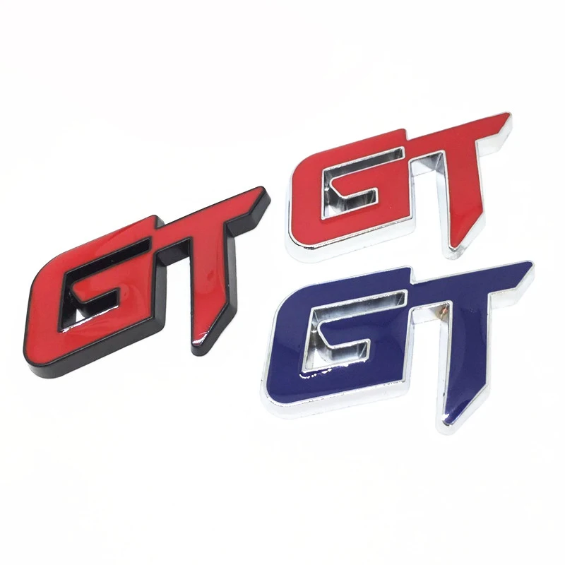 3d Gt Logo автомобильный стикер модный декор для Ford Mustang Focus 2 3 Fiesta Ranger Mondeo Mk2 |