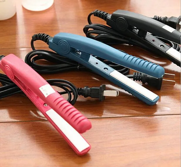 Новый мини выпрямитель для волос розовый керамический электронный титановый