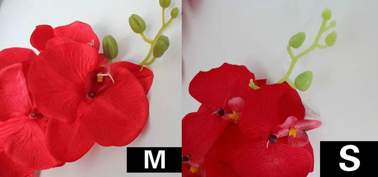 10 шт./лот 108 см поддельные одностволовые Vanda фаленопсис орхидея Oncidium Moth для
