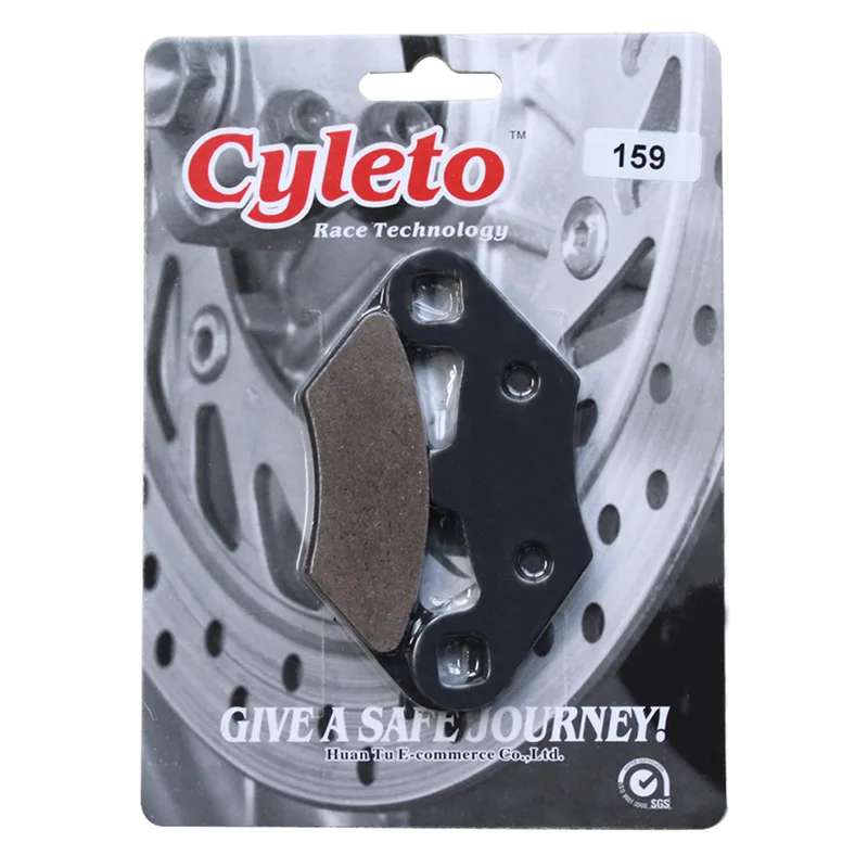 

Cyleto Motorcycle Front and Rear Brake Pads for POLARIS 500 Outlaw 500 2005-2006