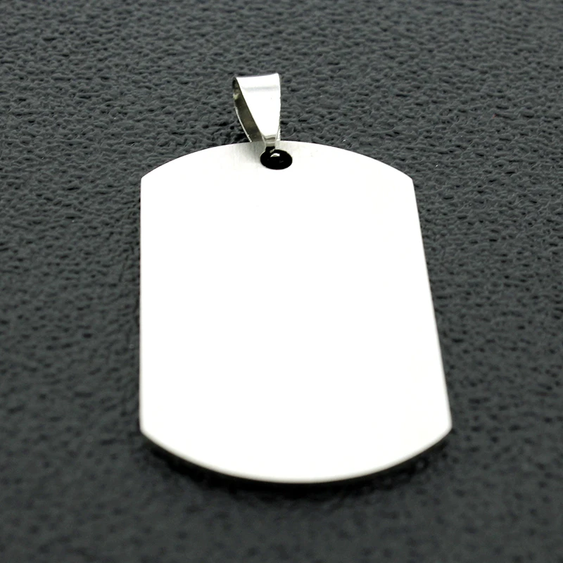 JWEIJIAO модные ожерелья из нержавеющей стали для моей дочери Подвески Love Dad ID Tag DIY