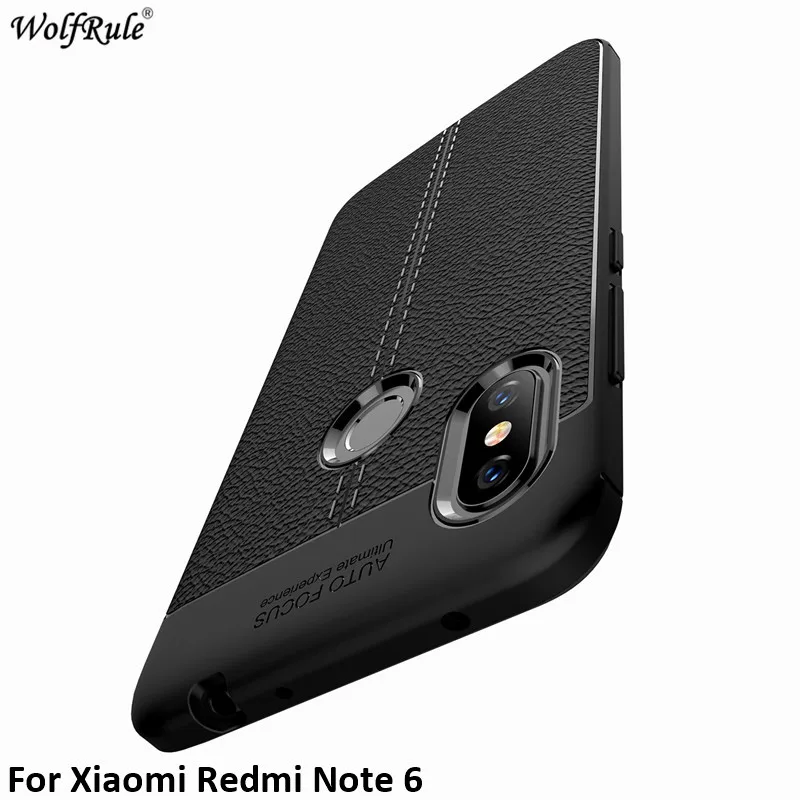 

For Cover Xiaomi Redmi Note 6 Pro Case Soft Silicone TPU Bumper Housings Phone Case For Xiaomi Redmi Note 6 Pro Cover 6.26''