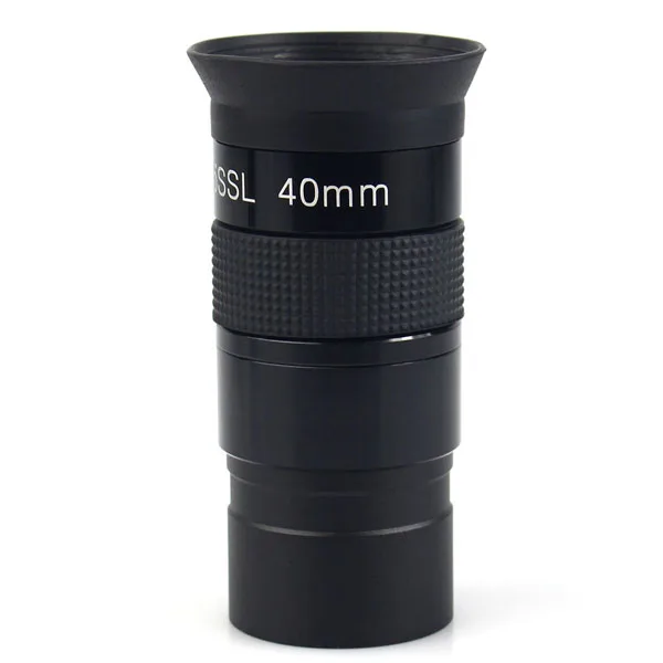 40mm Окуляр LAIDA 10 мм 25 мм 40 ММ 1,25 дюймов Plossl астрономический окуляр с монокулярным телескопом полностью многослойный металлический черный M0030 - Цвет: 40mm