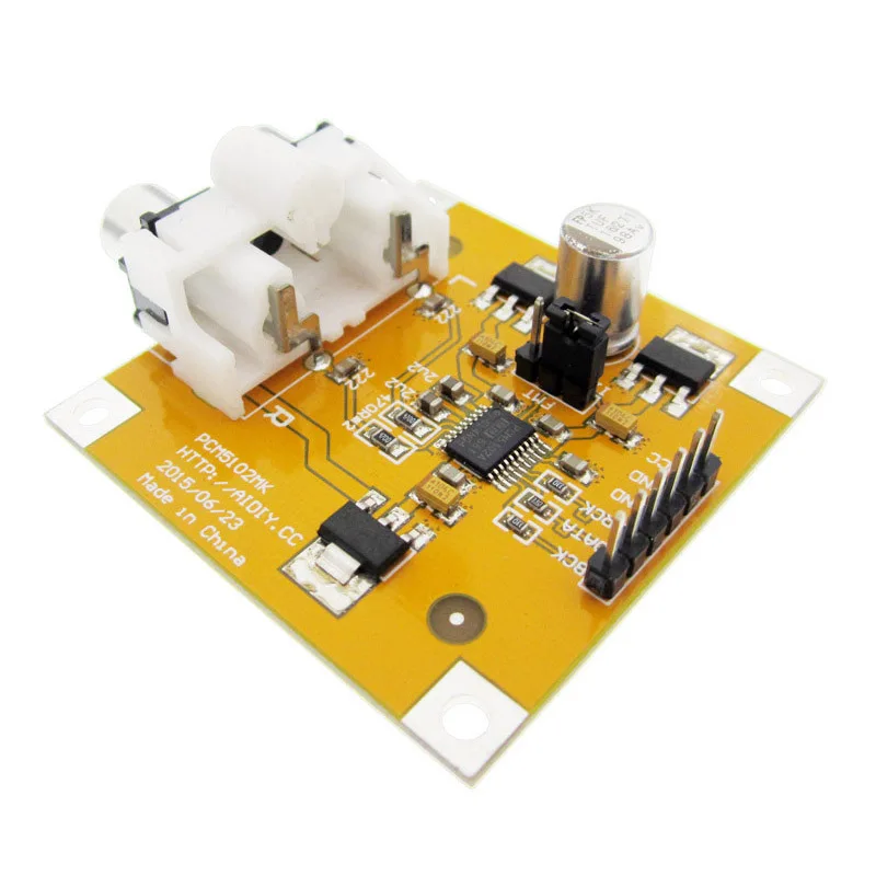 2 шт. PCM5102 DAC декодер I2S плеер собранная плата 32Bit 384K Beyond ES9023 PCM1794 совместимый Raspberry