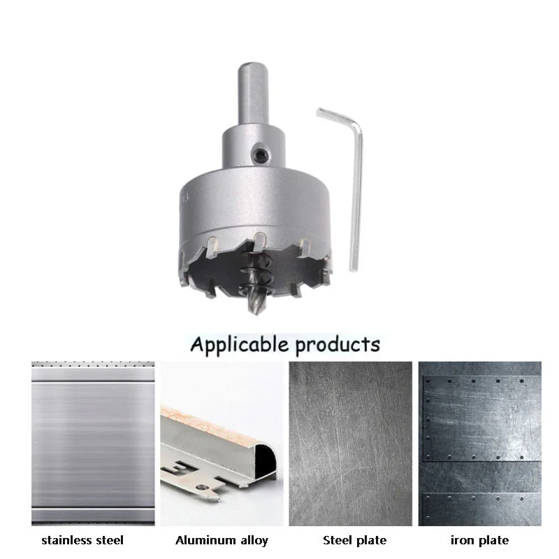 48 мм Карбид отверстие резак для дрели бит сплава нержавеющей стали|Сверла| |