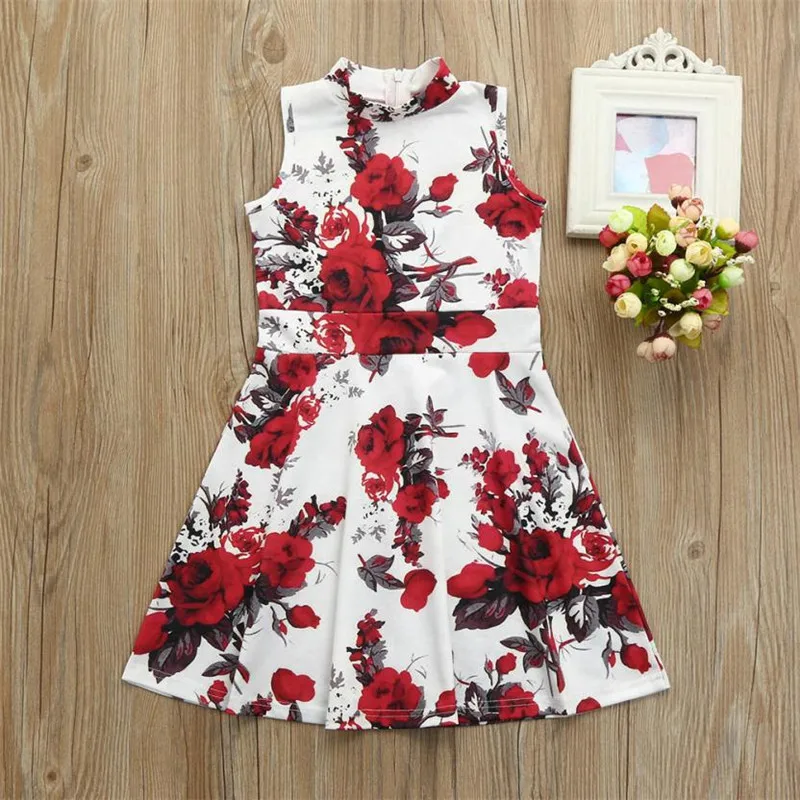 Mother Daughter Dresses Fashion Patchwork Floral Long Dress Mommy and me clothes vestido mae filha Family matching clothes H0461