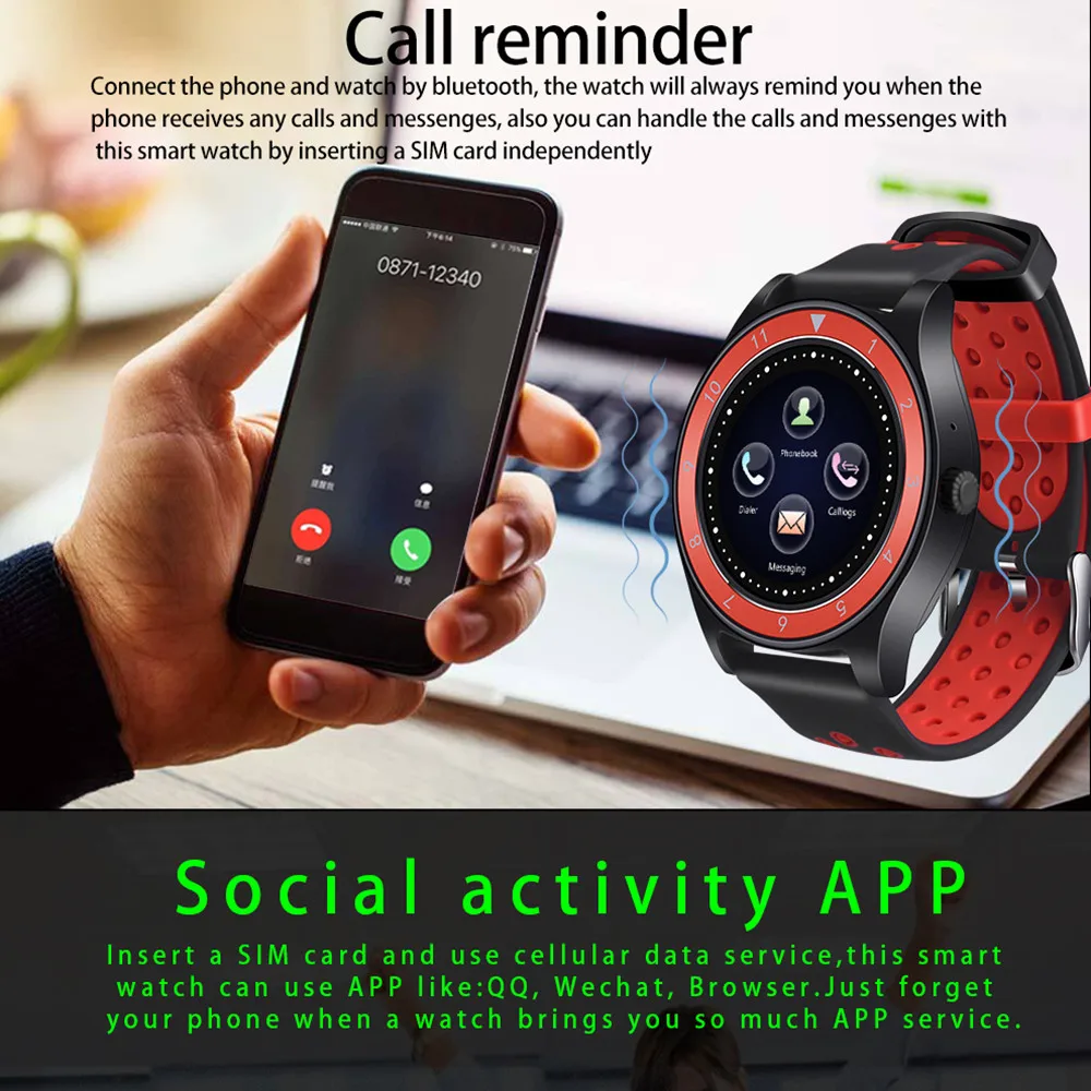 R10 Смарт часы с камерой поддержка sim карты вызов Шагомер Bluetooth Smartwatch для телефона