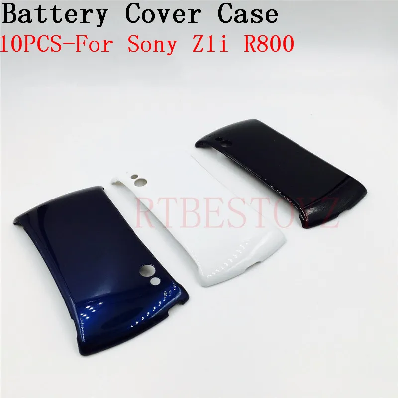 10 шт./лот для Sony Ericsson Xperia Play Z1i R800 R800i корпус батарейного отсека Крышка двери Задняя