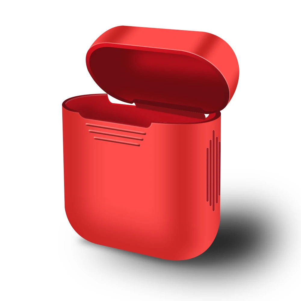 Silicone Case For Apple Airpods Shockproof Protective Cover for AirPods Bluetooth Wireless Earphones Accessories | Электроника