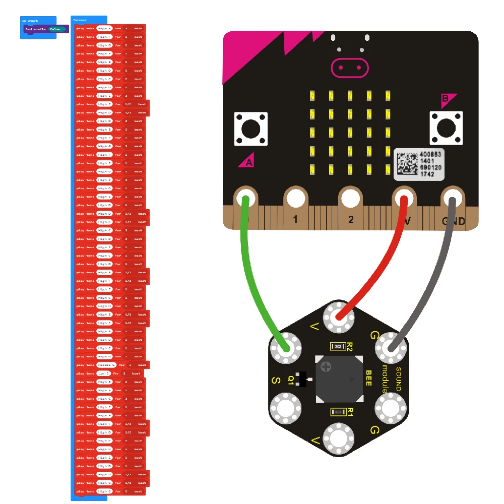 Пассивный звуковой модуль Keyestudio для BBC micro:bit | Компьютеры и офис