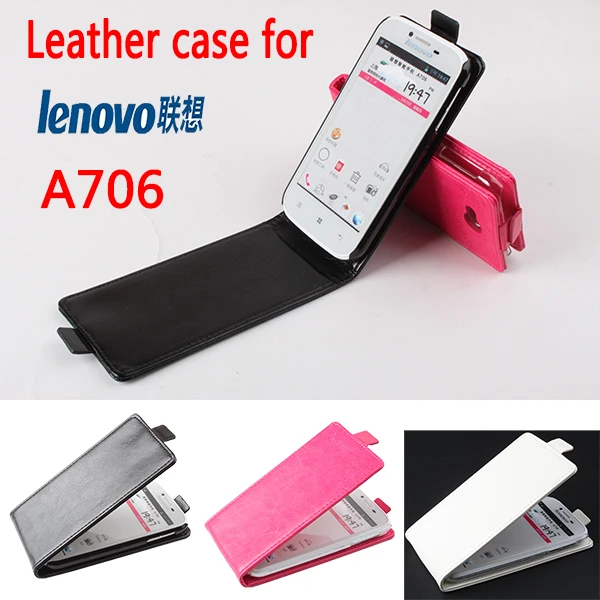 Роскошный кожаный чехол для Lenovo A706 с откидной крышкой A 706 мобильный телефон Чехлы