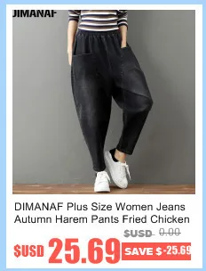 DIMANAF Plus Size Women Jeans Autumn Hole Harem Pants Floral Elastic Waist Show Thin Vintage Capris Pants Blue New Jeans