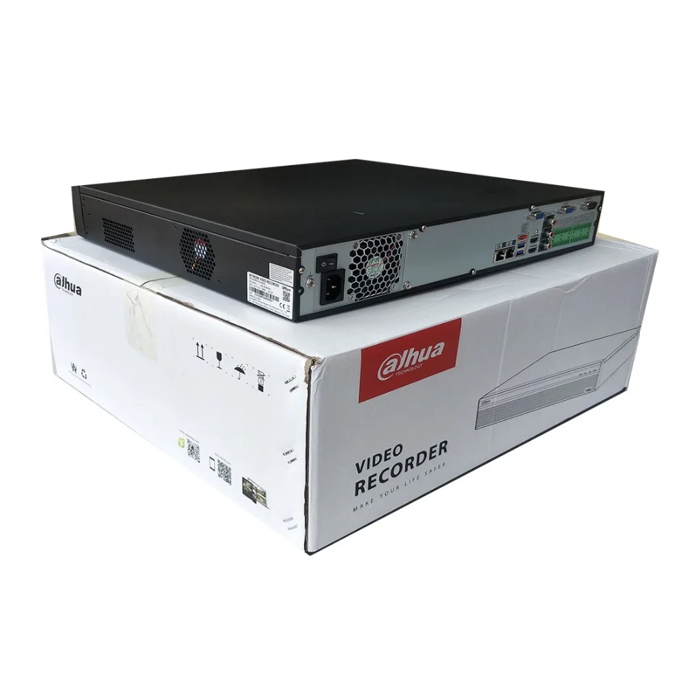 Billig Dahua 4K & H.265 NVR NVR5416-4KS2 NVR5432-4KS2 Video Recorder 16CH 32CH Max 320Mbps Tripwire,intrusion, Wärme Karte, Gesicht Erkennung