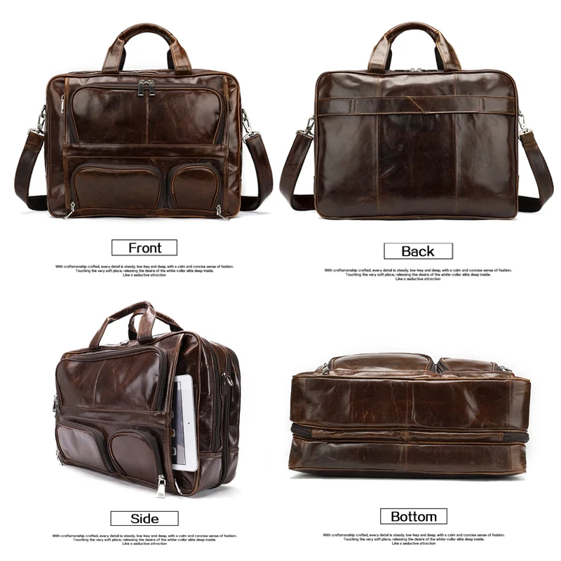 MVA Портфели мужская сумка Для мужчин из натуральной кожи Сезон весна портфель для