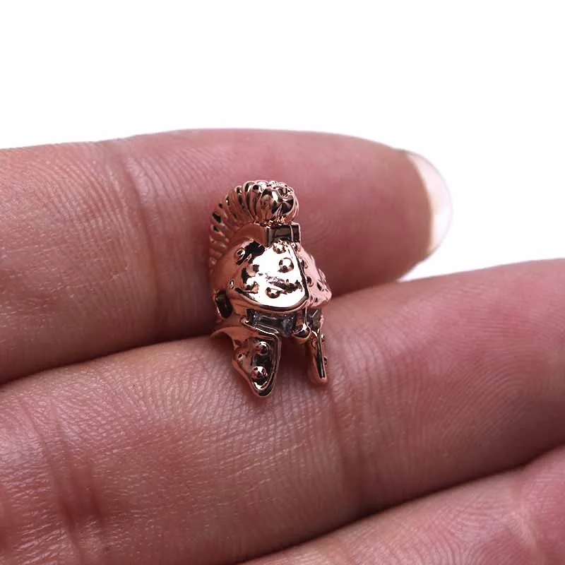 1 шт. модный медный материал спартанского воина шлем гладиатора четки с